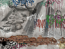 Фотообои в стиле граффити Wall street GRUNGE GRUNGE 17