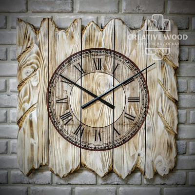 Картины 12, Часы, Creative Wood